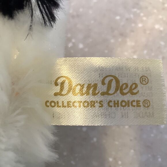 Dan Dee Plush Panda Bear With Embroidered Green Eyes Stuffed Animal Soft Toy - Picture 7 of 8